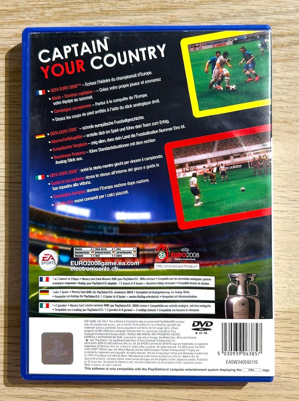 Sony Giochi: UEFA Euro 2008 Austria-Switzerland PS2 – Usato da St. Gallen venduto da Alpine.Arcade 1