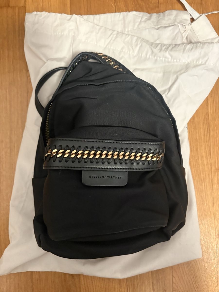 Zaini: Stella McCartney black mini backpac – Usato da Pully venduto da Kika46