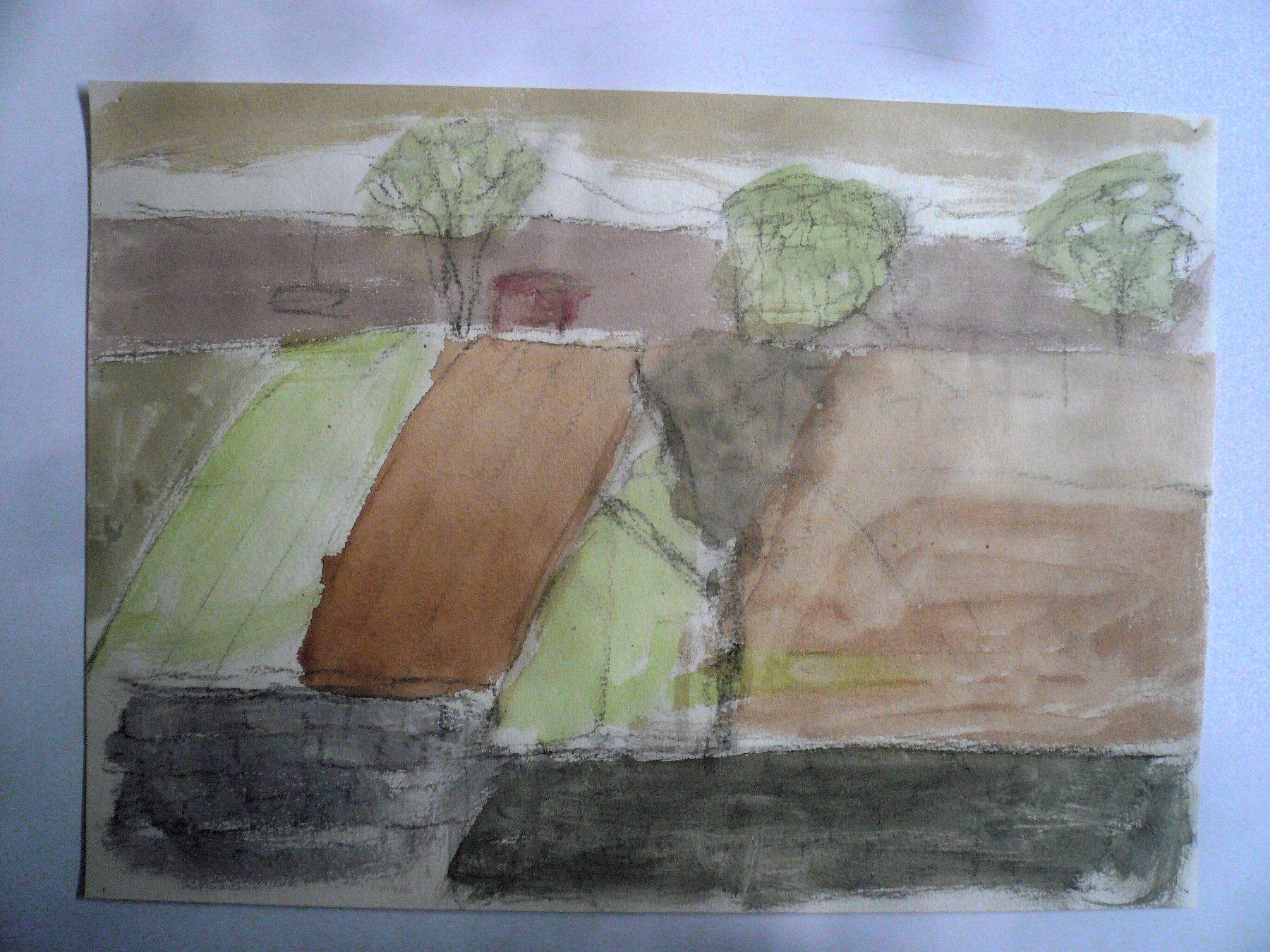Dipinti: Dölf FLÜCKIGER, 3 x Aquarell – Usato da Oberhofen am Thunersee venduto da luuping99 4