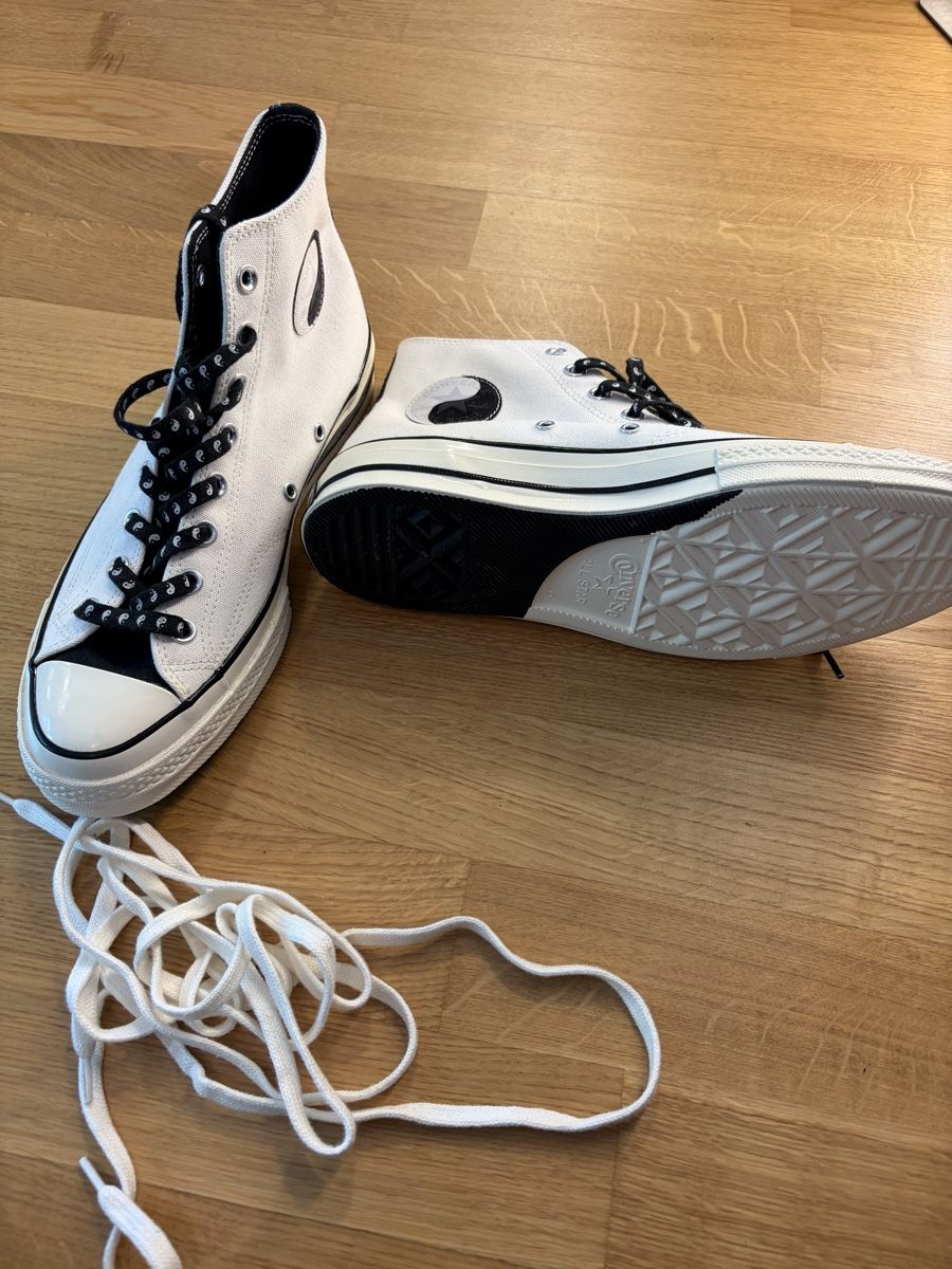 Converse Scarpe da uomo: Converse Yin und Yang schwarz weiss – Nuovo (secondo la descrizione) da Thayngen venduto da golazo_vines 6