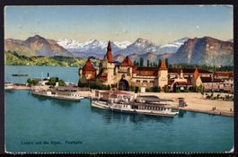 LUZERN  OFFIZIELLE FESTPOSTKARTE  Sängerfest 1925