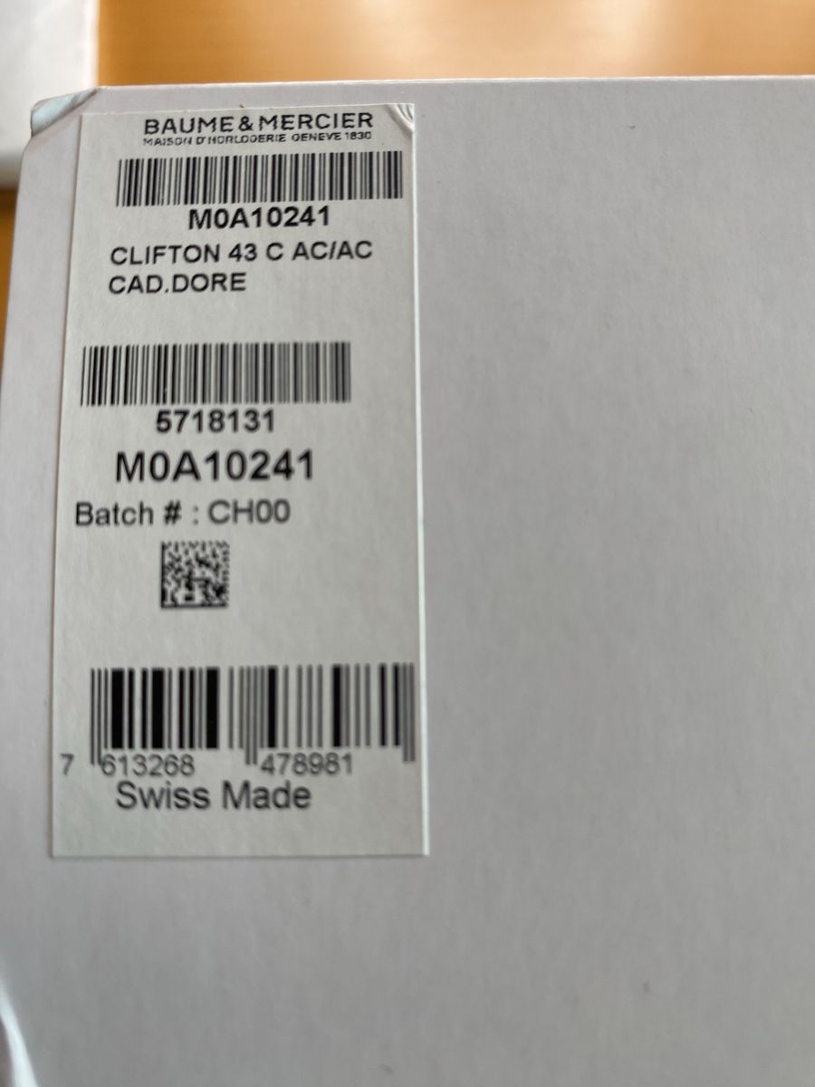 Baume & Mercier Uhren: Baume & Mercier Clifton – Neu und originalverpackt aus Neuchâtel von ort_lbr5 5