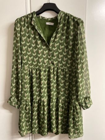 Elegantes grünes MANGO Kleid / Tunika Gr. S