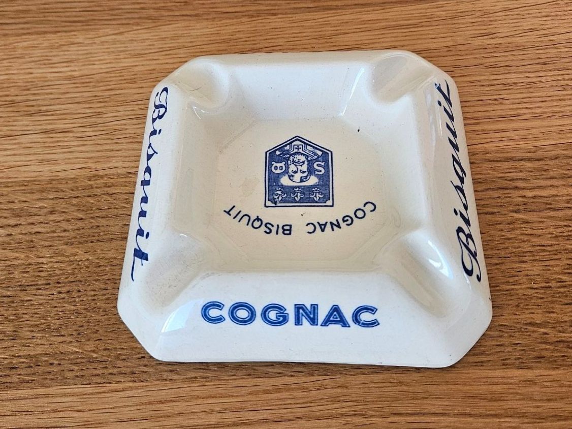 Portacenere: Aschenbecher Cognac Bisquit Digoin Keramik antik – Usato da Bern venduto da Respirit 8