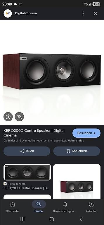 Casse acustiche: Kef Q 200 C – Usato da Schaffhausen venduto da and_d6ft