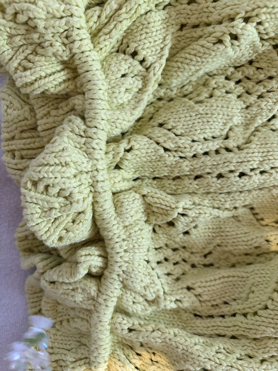 Top: Cropped strick Oberteil, Grösse S – Usato da Hüttikon venduto da ele_tll8 3