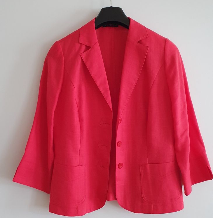 Giacche: Roter Leinen Blazer, Gr.38, wie NEU – Nuovo (secondo la descrizione) da Niederlenz venduto da clea50 2