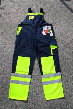 Engel Latzhose Warnschutz 3605-425 marine leuchtgelb Gr. 58