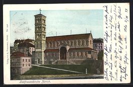 AK Zürich, Liebfrauenkirche, 1899