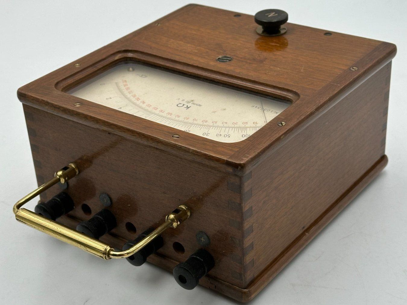 Misurare: Widerstandsmessgerät mit Holzgehäuse, Hartmann & Braun – Usato da Luzern venduto da Lager6640 8