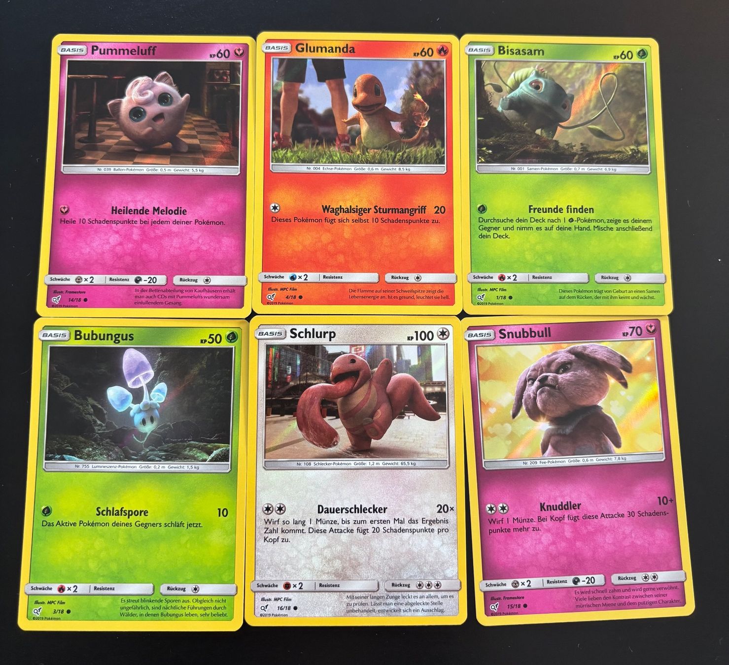 Pokémon Carte collezionabili: 6 Pokemon Detektiv Pikachu Karten – Nuovo (secondo la descrizione) da Zürich venduto da Dororo