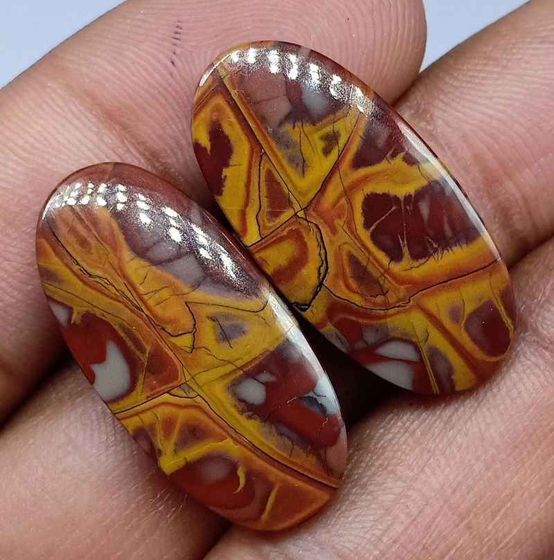 Mineralien & Heilsteine: Ironman Jasper 2 Stück wunderschön!!! – Neu (gemäss Beschreibung) aus Ronco sopra Ascona von Tonytornado 1