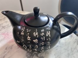 Black Asian style teapot