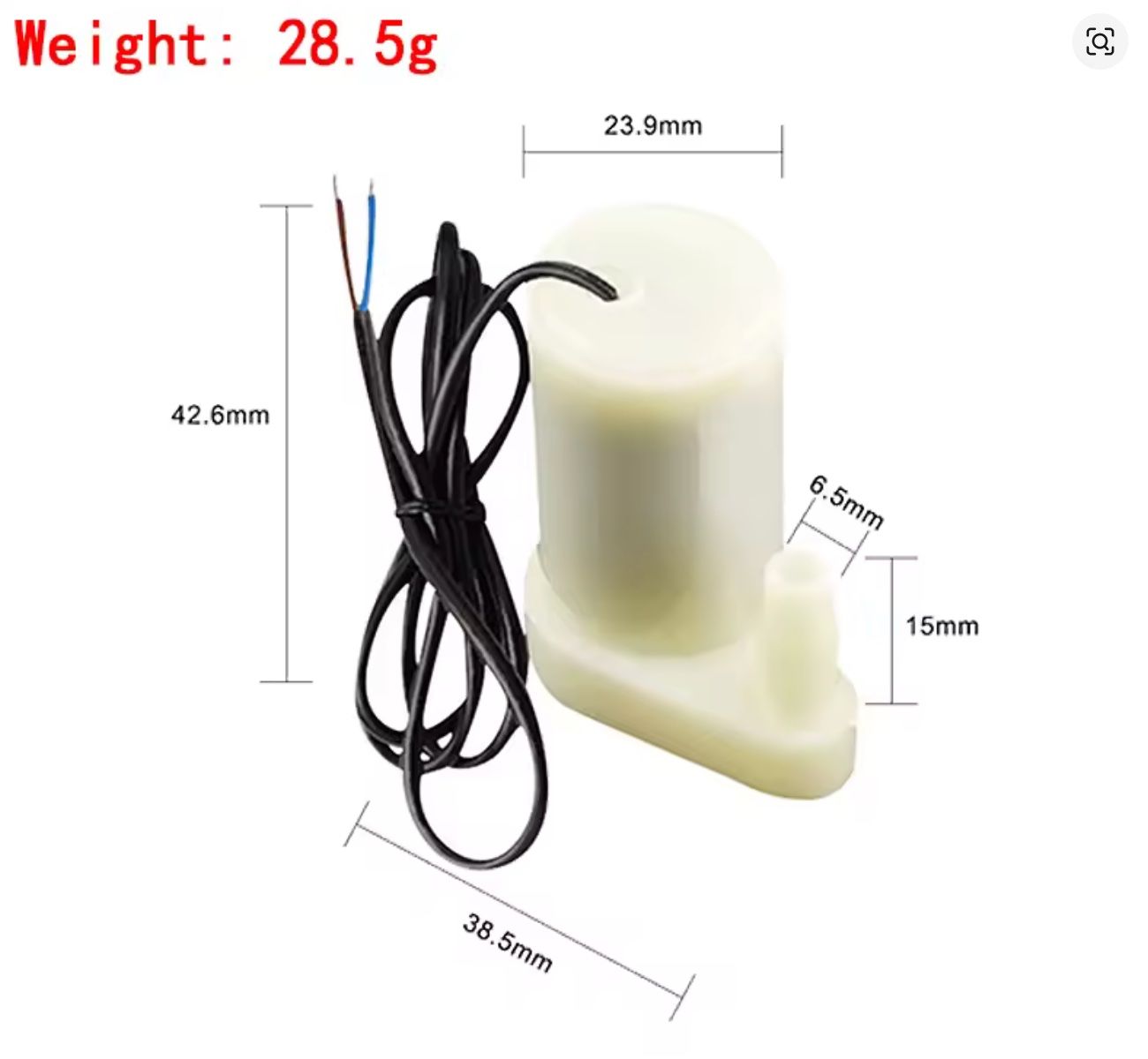 Pompe & Parti di ricambio: 6 petites pompes à eau verticale 3V – Usato da Fully venduto da Microbevi2012 3