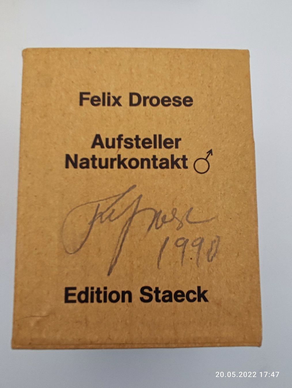 Incisioni: FELIX DROESE - AUFSTELLER - MULTIPLE - SIGNIERT – Usato da Goldach venduto da Gaip 5