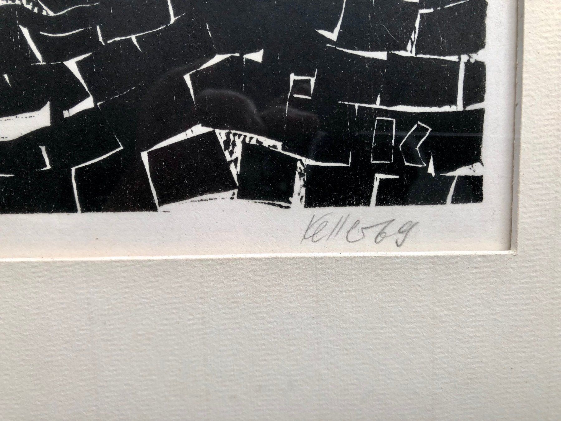 Xilografie: Holzschnitt von Heinz Keller Winterthur – Usato da Winterthur venduto da Barunggeli 4