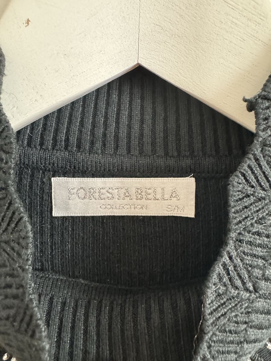 Pulls & Sweat-shirts: Schwarzer Damen Stehkragenpullover mit Strass Gr. S/M – D'occasion à Schlieren par itsquality 3