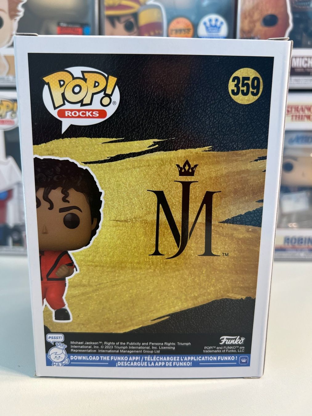 Funko Statuette: Funko POP Rocks Michael Jackson - Michael Jackson (Thriller) – Nuovo e nell'imballaggio originale da Le Mouret venduto da perfectbijou 2