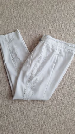 Sportalm. Damen Hose, weiss mit Spitze, Gr. 36.NEU