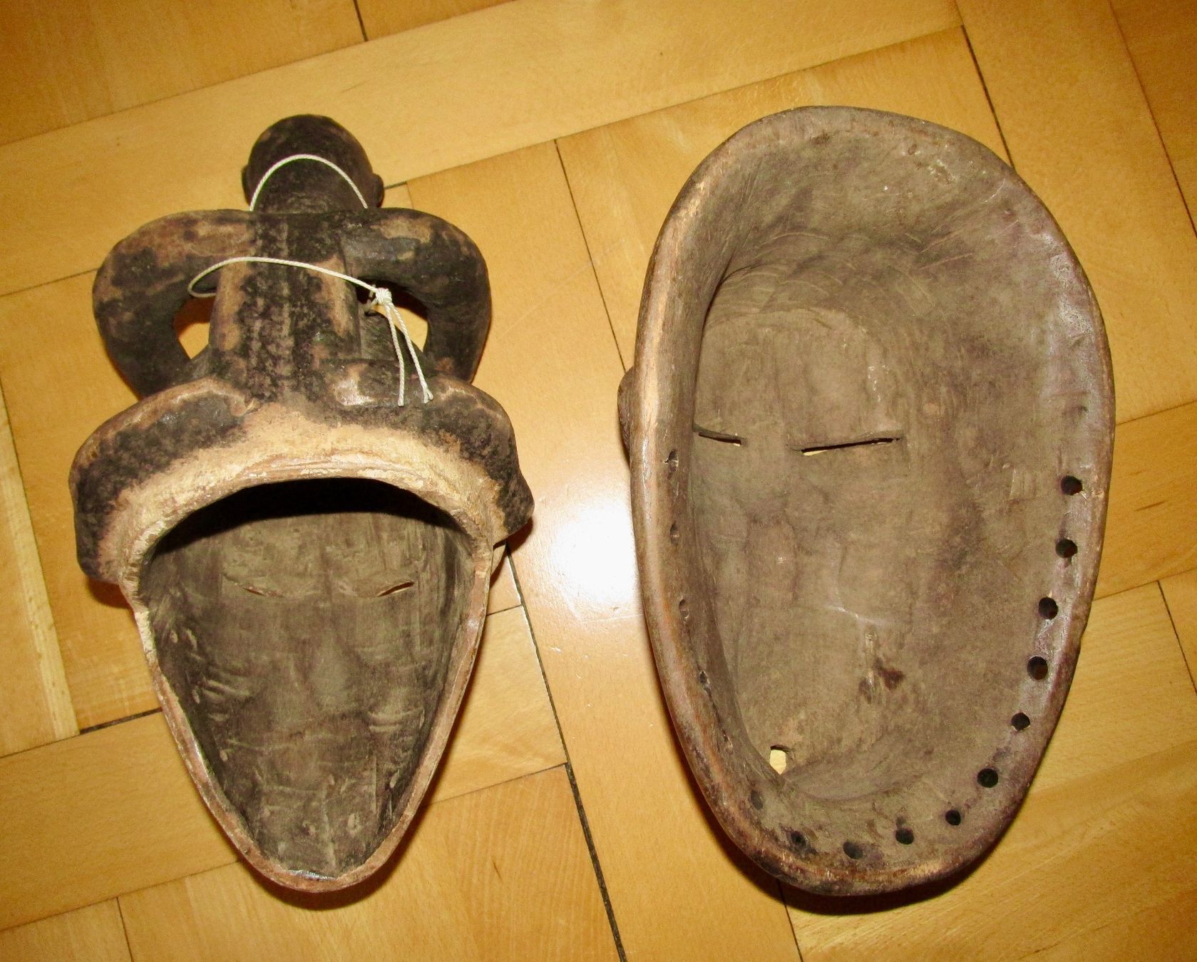 Arte internazionale: 2 grosse afrikanische Masken – Usato da Winterthur venduto da mat_q5d5 3