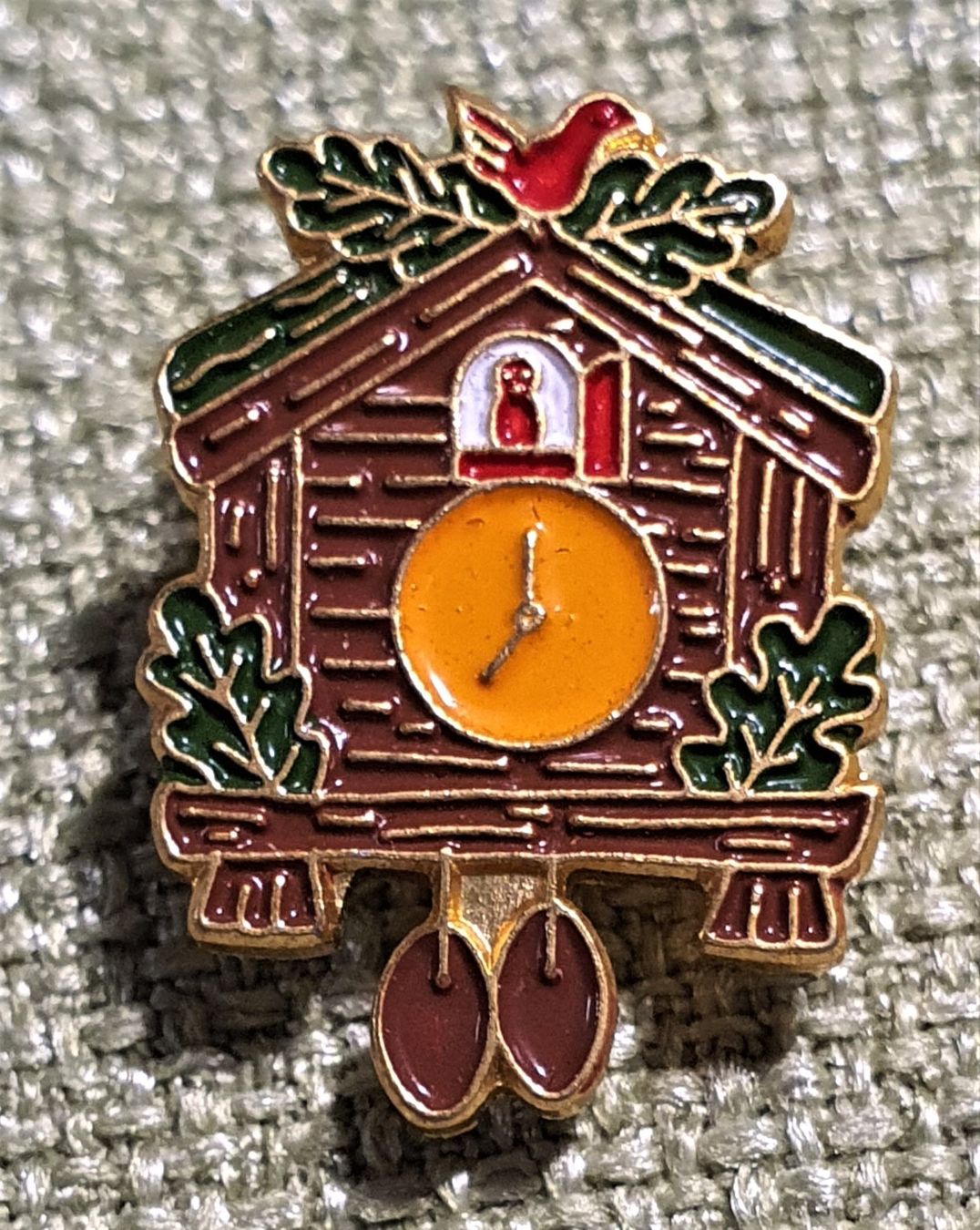 Placchette & Badge: N086 - Pin kleine Kuckucksuhr – Usato da Reinach BL venduto da Boston-Verkauf