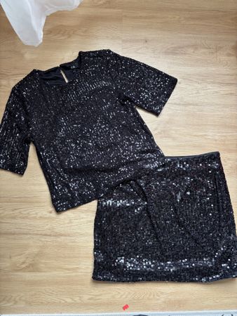 Pailletten Outfit