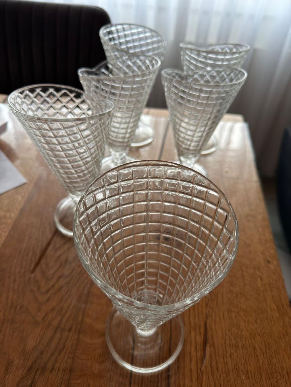 Bicchieri: 6 Dessertgläser / Eisbecher aus Glas Vintage – Usato da Solothurn venduto da boni03 2