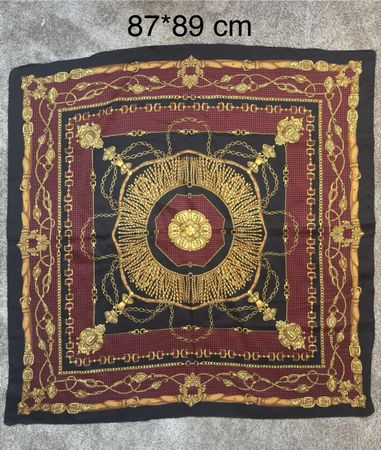 Foulard carré vintage 87 x 89 cm – polyester