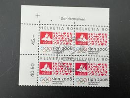 1998  Erstag gest.Viererblock mit Tab (K54)