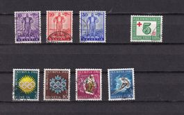 LOT 1936-1945-1948  OBLITERES COTE 63.00 CATALOGUE SBK