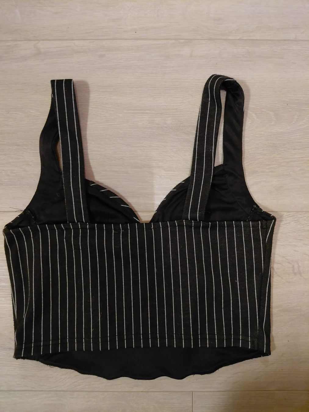 Top: Schwarzes Korsett Top, Gr. M – Usato da Baden venduto da al_vp 1