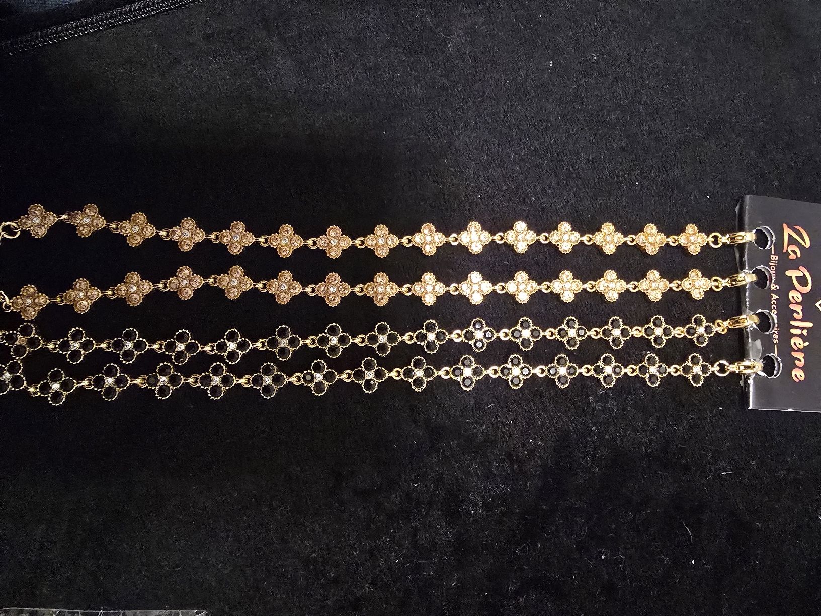 Armbänder & -reifen: bracelets Za Perlière fleurs strass neuf – Neu und originalverpackt aus prilly von amelbara 3