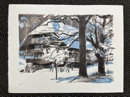 Bauernhaus im Emmental von FRED BAUMANN 1987     (ID B5787)