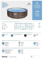 Pool Bestway 3.6m  1m Höhe, mit Filteranlage und Chlorinator