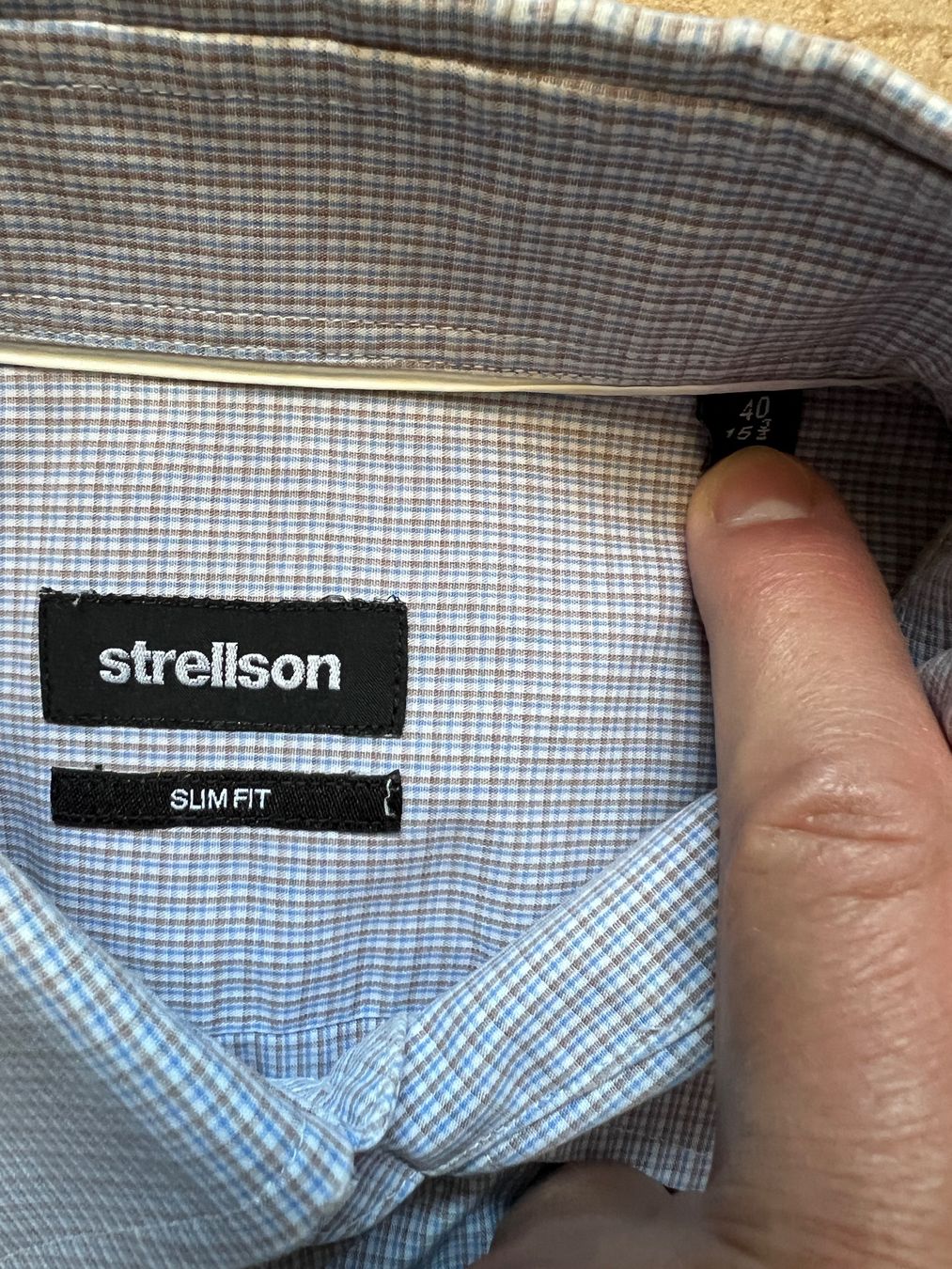Strellson Hemden: Hemd kurzarm Strellson Slim Fit Grösse 40 – Gebraucht aus Brunnen von Bonitoman 1