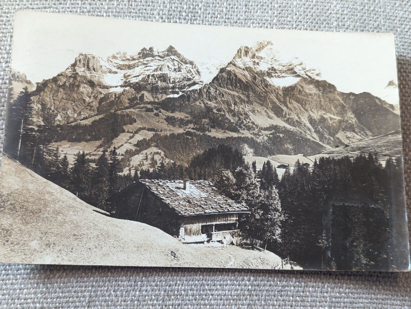 Cartoline postali: Postkarte Adelboden 1918 – Usato da Baden venduto da swiss-alps