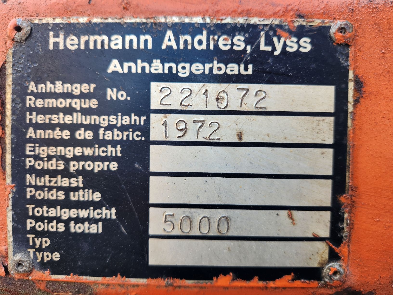 Rimorchi: Anhänger / Vierradwagen – Difettoso da Rengg venduto da fel_g7yw 5