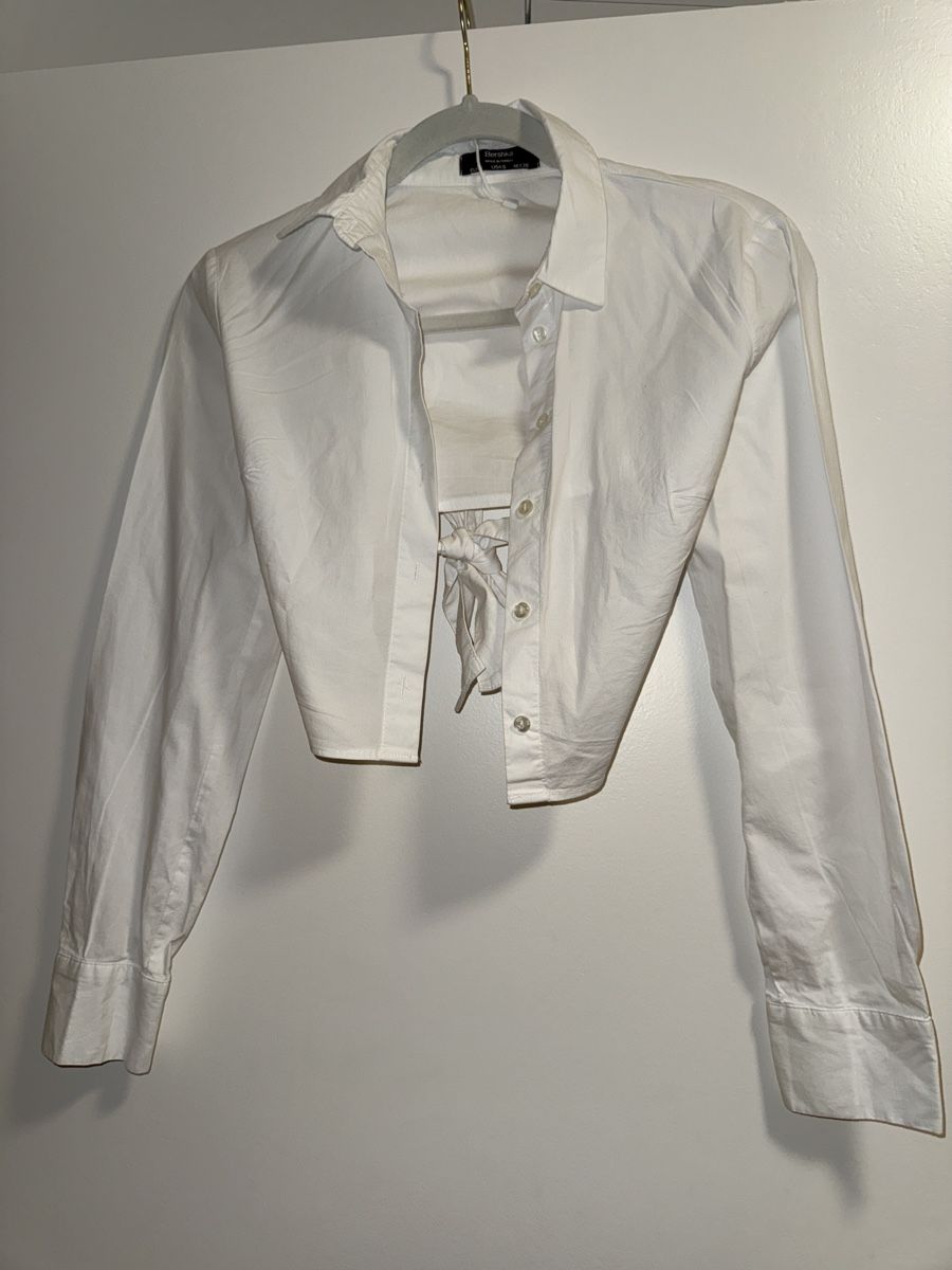 Bershka Blusen: Bershka Crop Bluse Gr. S  – Neu (gemäss Beschreibung) aus Winterthur von fij_f65r 1