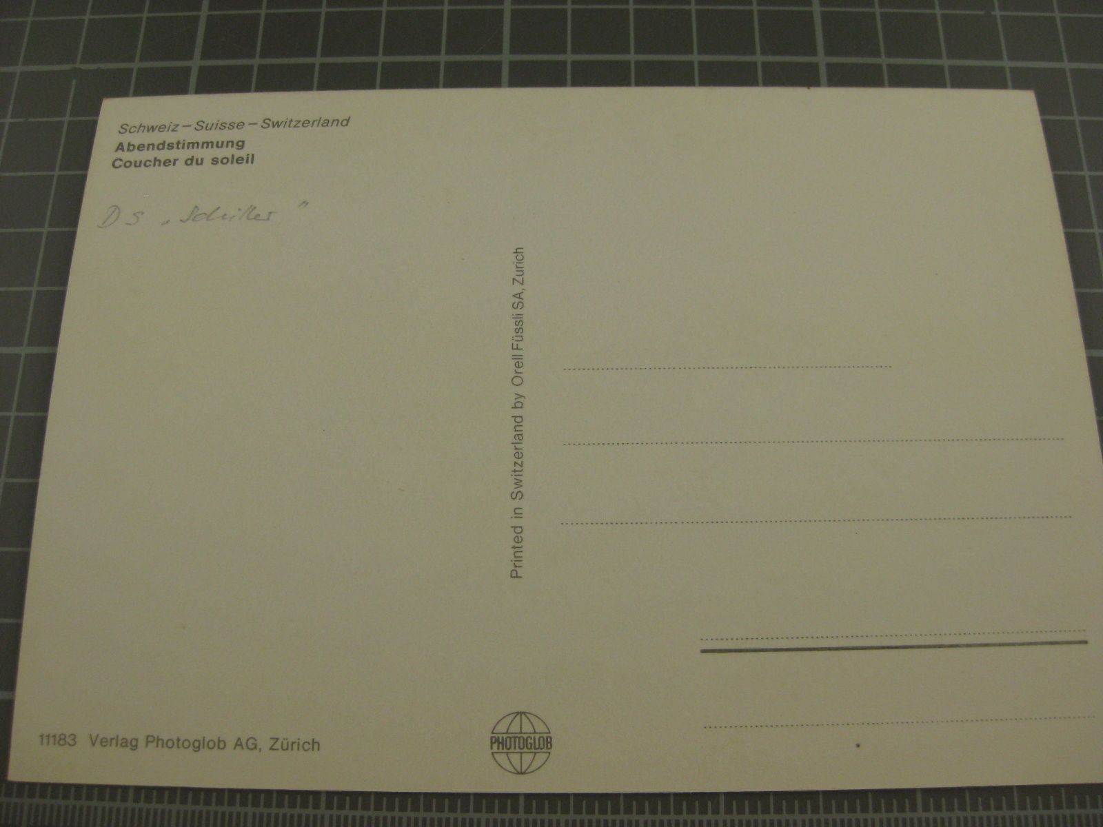 Cartoline postali: Dampfschiff Schiller – Usato da Malters venduto da Marosko 1