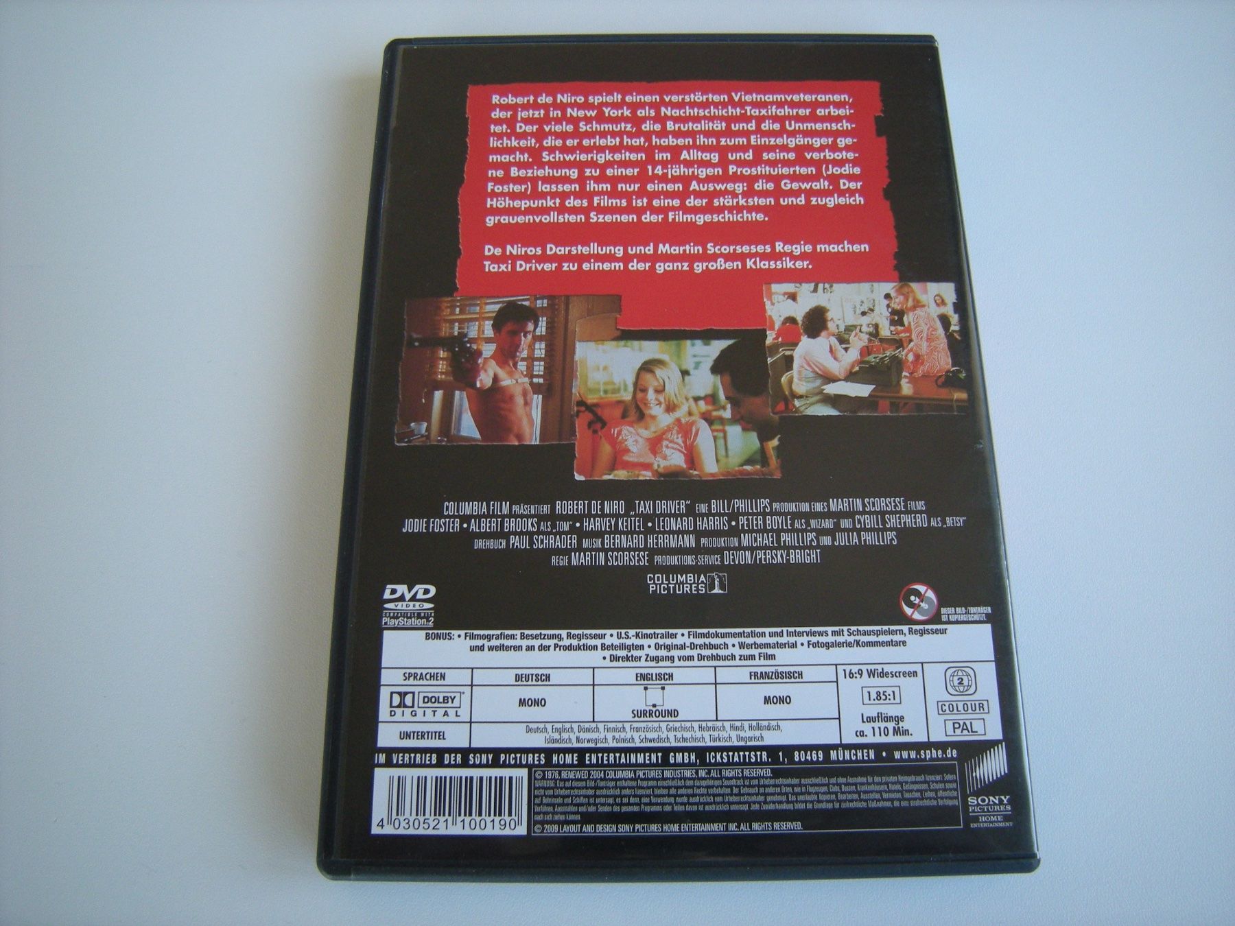 Tutti i DVDs: TAXI DRIVER – Usato da Basel venduto da Ceebee62 1