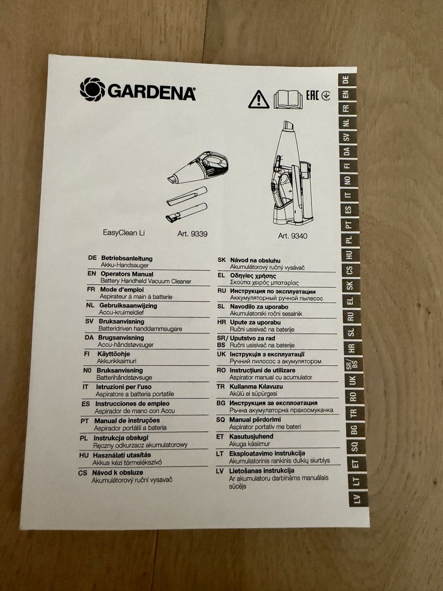 Aspirapolveri & Accessori: GARDENA Akku-Handstaubsauger  – Usato da Basel venduto da Joggelibasel 3