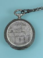 montre de poche "oignon" ancienne avec chaînette