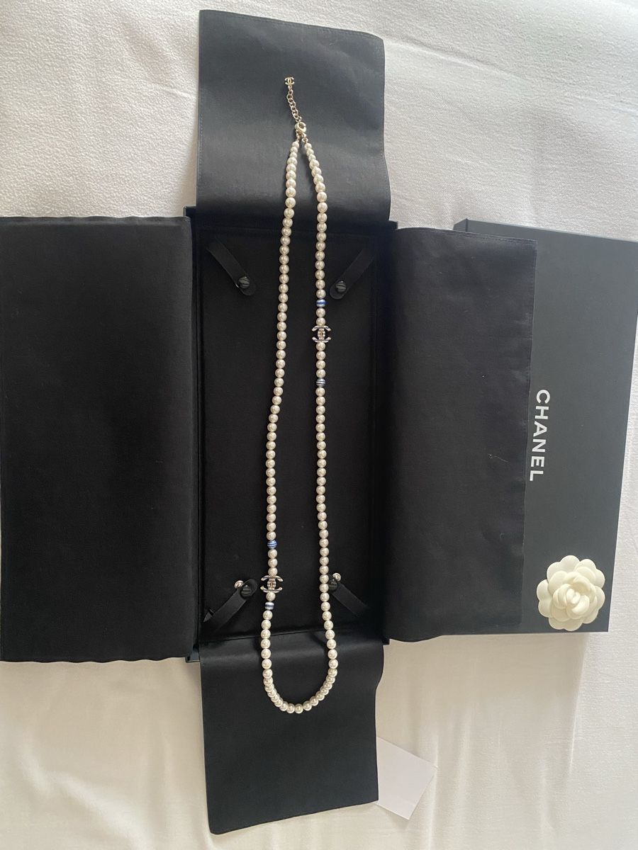 Chanel Ketten: Sautoir perles Chanel CC - New – Neu und originalverpackt aus Corsier GE von tanamera 4