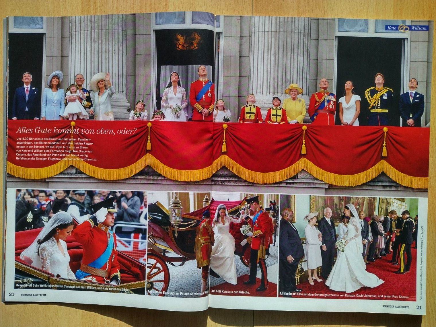 Zeitschriften & Magazine: Schweizer Illustrierte - Verlobung & Hochzeit Kate & William – Gebraucht aus Jona von Argus36 5