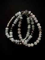 3 Edelstein-Armbänder
