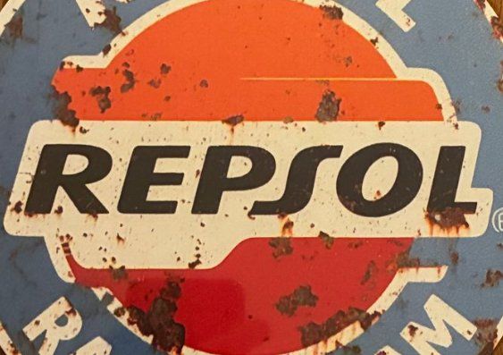 Route: Repsol - Schönes Retro Schild - neu!!! – Neuf avec emballage d'origine à Bremgarten AG par Eurotiz