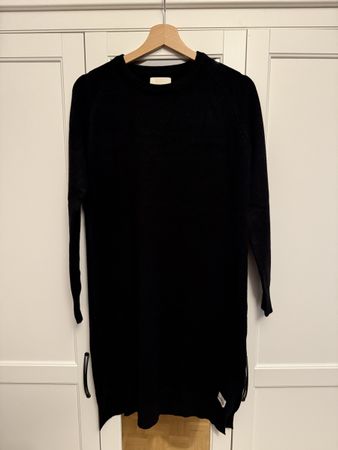 OXMO Strickkleid Schwarz Gr. XS