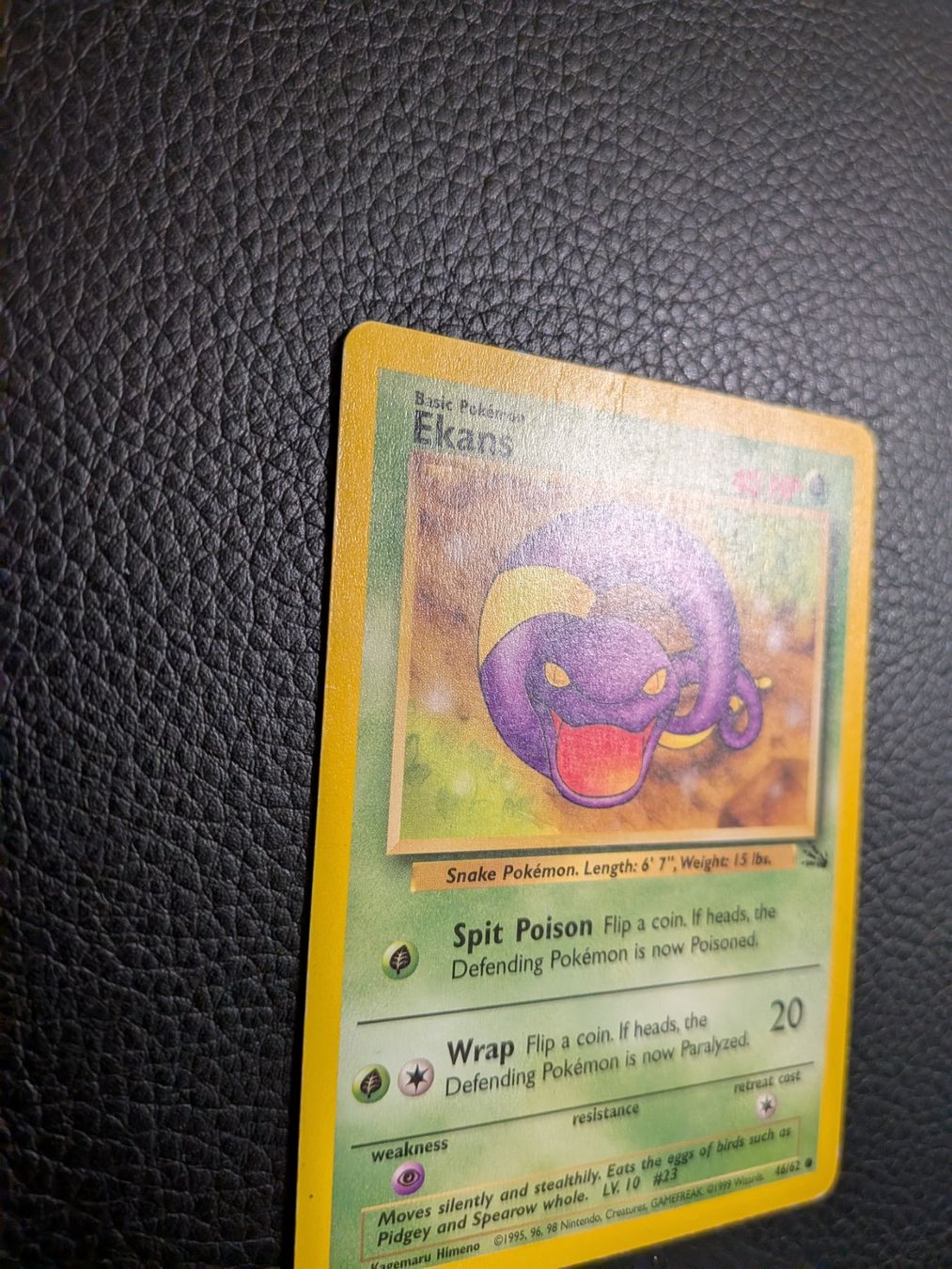 Pokémon Carte collezionabili: Fossil Ekans 46/62 Ab 1 – Usato da Paradiso venduto da Pkmn10 1