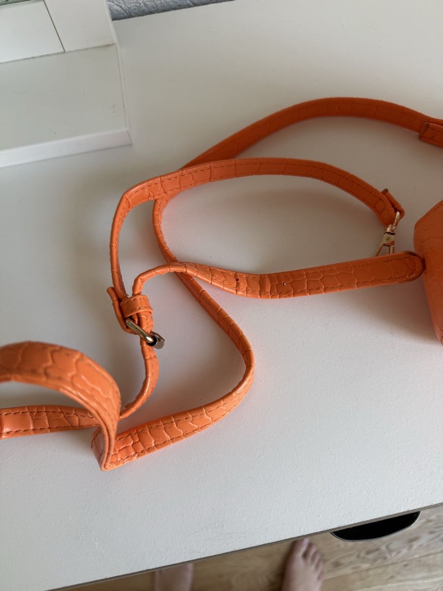 Borse da donna: Handtasche orange krokoprägung  – Nuovo (secondo la descrizione) da Hüttwilen venduto da sar_8gj7 1