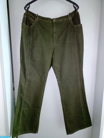 Damen Jeanshose, Grösse 50, olivengrün